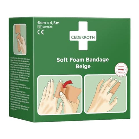 Holthaus Medical 40236 Soft NEXT Wundpflaster für Fingerverletzungen, Hautfarben, 6cm x 4.5m, 4 Stück