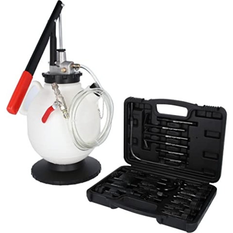 KS Tools 150.9105 Universal Getriebeöl-Füllsystem-Satz mit 23-tlg Adaptersatz