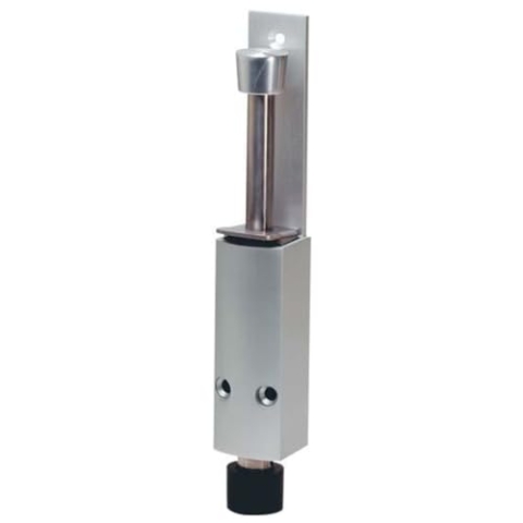 DANNERT 102283285 Türfeststeller Hub 90 mm, 35 x 292 mm, Aluminium, 1 Stück, silber,1224.02