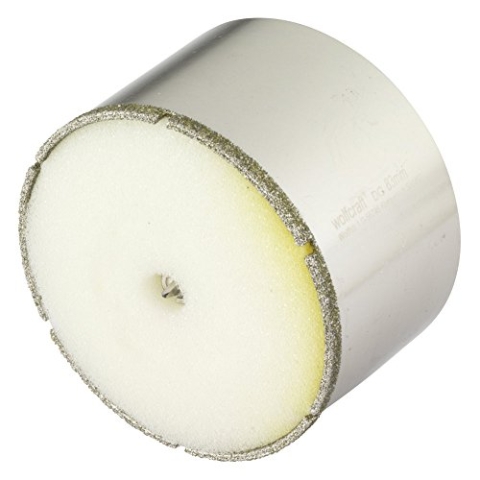 wolfcraft Ceramic Diamant-Lochsäge 5933000 – Bohrkrone inkl. Zentrierbohrer für den Akkuschrauber – Bohrkranz für Fliesen & Feinsteinzeug – Durchmesser 83mm