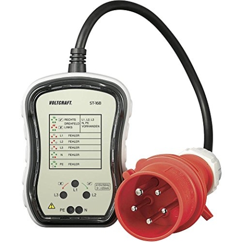 VOLTCRAFT ST-32B Steckdosentester Optisch