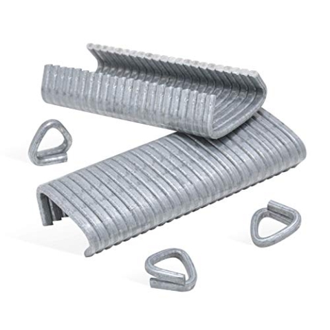 REGUR OK 33 alu-zink D-Drahtringe aus hochwertiger Aluminium-Zink Legierung - 450 Stück zur Befestigung von Gabionen, Steinkörben, Zäunen u.v.m.