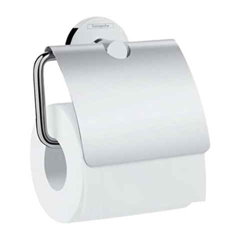 hansgrohe Logis Universal Toilettenpapierhalter (Badzubehör mit Abdeckung) Chrom