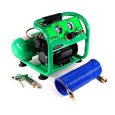 Prebena Komplettpaket Blaspistole mit Standarddüse (Z170.80B) + Spiralschlauch 7,5 m (Z160.11) + Kompressor VITAS 45