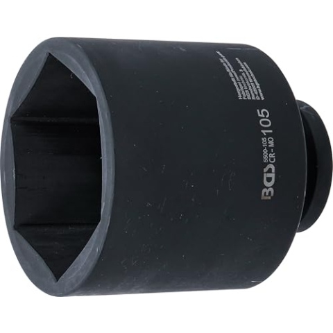 BGS 5500-105 | Kraft-Steckschlüssel-Einsatz Sechskant, tief | 25 mm (1") | SW 105 mm