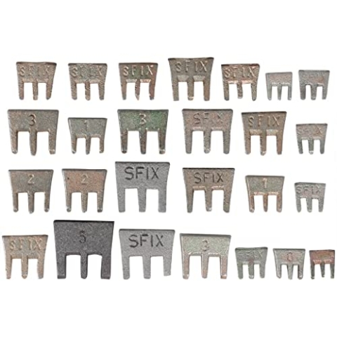 SW-Stahl 50128L Hammerkeilsortiment 25-teilig I Stielbefestigungskeil Set aus verschiedenen Größen I Hammerkeiler für 100 g - 6 kg Kopfgewicht I sichere Verbindung zwischen Hammerstiel und Hammerkopf