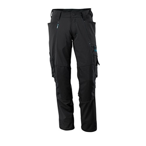 Mascot Herren 17179-311-09-82c44 Mascot Hose mit Knietaschen Stretchstoff Hose Gr e 82C44 schwarz, 82C44 EU