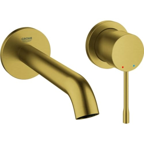 Grohe Essence New Waschtisch-Einhebelmischer für Waschbecken 2ag 5,7 l M - Brushed Cool Sunrise