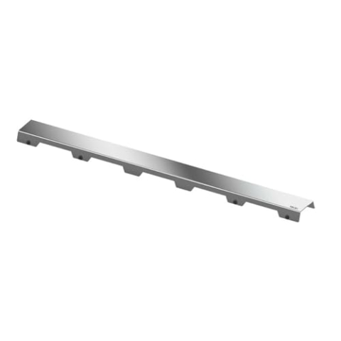 TECE 1 x drainline Designrost basic (Nennlänge: 100 cm poliert Edelstahl Prüflast ca. 300kg), Silber