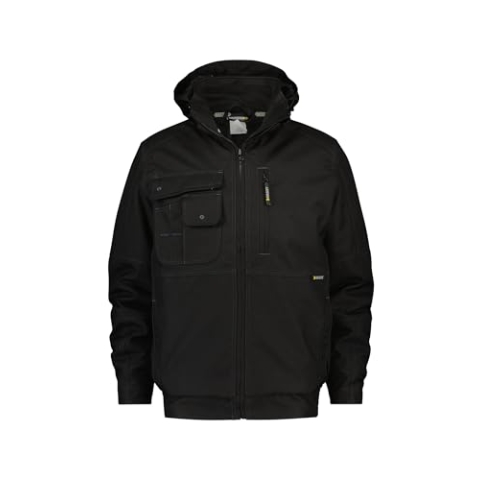 DASSY® Austin Canvas Winterjacke - Größe S - SCHWARZ