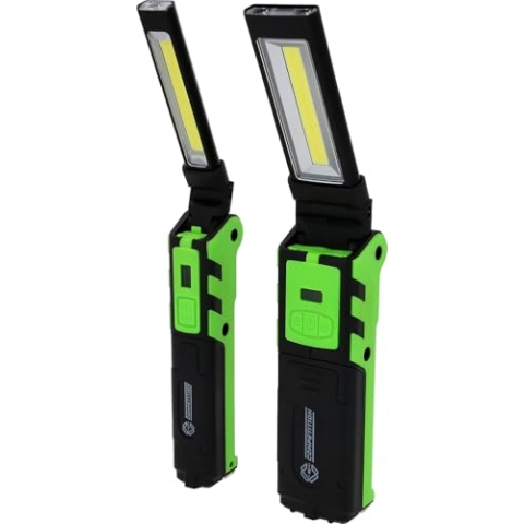 KS Tools 512.4505 COMPETITION LED-Arbeitslampen-Set 2-tlg, dimmbar, mit Powerbank-Funktion