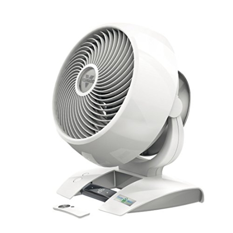 Vornado 5303DC - Ventilator Zirkulator - Energiesparend - Leise- inkl. Fernbedienung und Timer 30dB 3-30 W