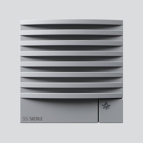 Siedle 4831380 Türlautsprechermodul 1und N-System, TLM 612-02 SM, Silber metallic