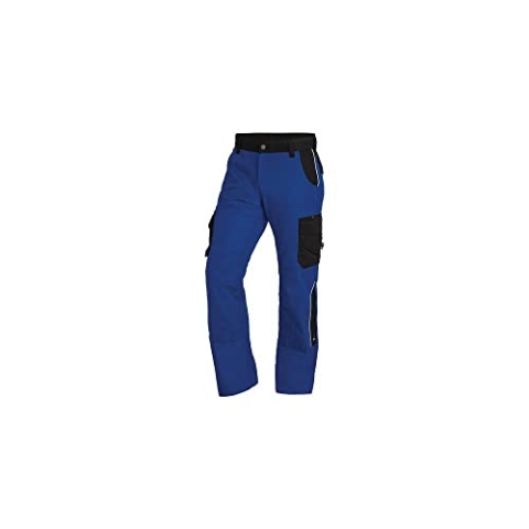 FHB Premium Bundhose Twill 300, 1 Stück, 54, royalblau / schwarz, 35-130430-3620-54