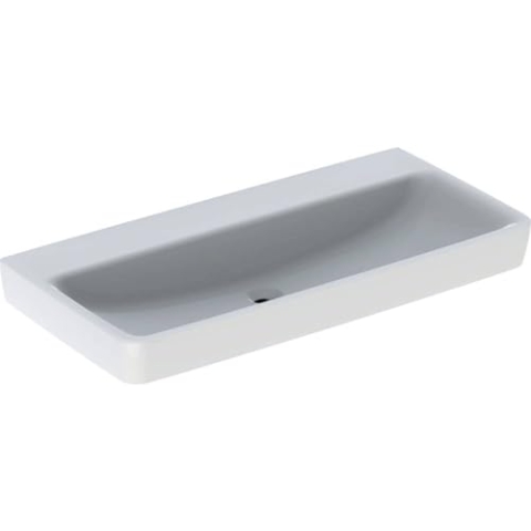 Geberit Renova Plan, Waschtisch, 100x48 cm, ohne Hahnloch, ohne Überlauf, 501709, 501.709.00.1, Farbe: weiß matt