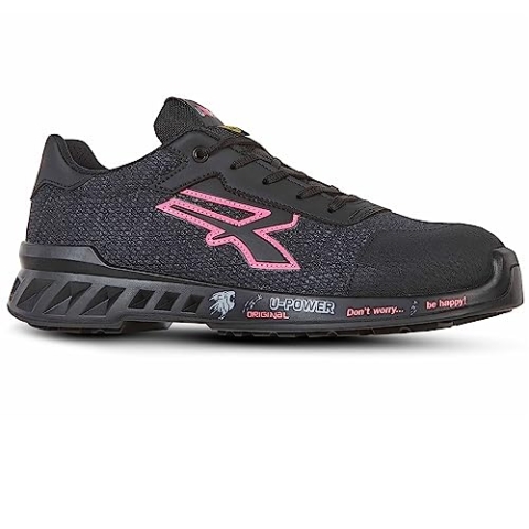 U-Power RED Leve Michelle, Sicherheitsschuhe, leichte, durchtrittsichere Unisex-Sneaker, Bastsohle, Infinergy-Einlage, mit Aluminium-Zehenkappen - 38