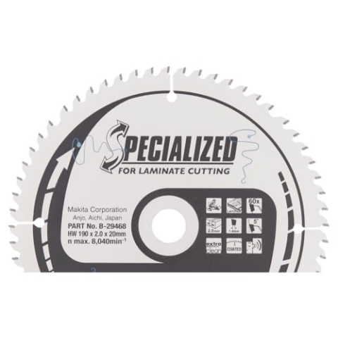 MAKITA HM-Sägeblatt 190-60D STRATIFIE B-29468 MAK-B-29468
