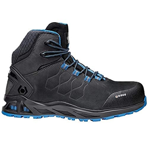 BASE Protection Unisex K-road Top sicherheitsschuhe, Schwarz Blau, 40 EU