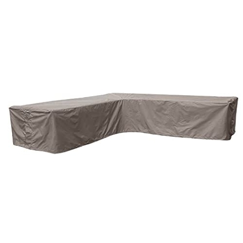 Raffles Covers Schutzhülle für Lounge L-Form 360 x 360 x 100 H: 70 cm | Atmungsaktiv | Wasserdicht | UV - beständig | Doppelt genähte, PU-versiegelte Naht | Elastischer Kordelzug |