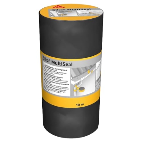 SIKA – Dichtungsband – Sika MultiSeal Grau – für den Außenbereich – selbstklebend und wasserdicht – überstreichbar – 10 m x 3 m