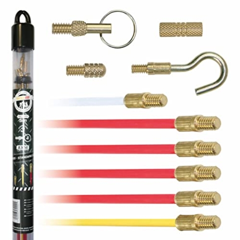 Super Rod CRSS Führungsstangen-Set, Installations-Set mit 5 m-Kabel und 5 Befestigungen (aus Großbritannien)