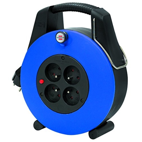 Brennenstuhl confort-line cl-xl Kabeltrommel H05VV-F 3 G1,0, blau, 1102931