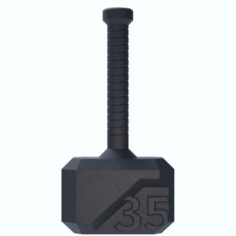 Tribe WOD Hammer Kettlebell 7-31kg / 15-70lb aus Gußeisen - Cross-Trainingsgeräte für Muskelaufbau, Cardio Fitness, Gewichte geeignet für Frauen & Männer
