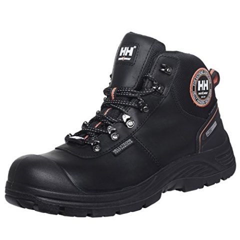 Helly Hansen Workwear Unisex Sport Helly Hansen Sicherheitshochschuhe S3 Chelsea Mid HT 78250 WR SRC Gr 44, Black Orange, 44 EU
