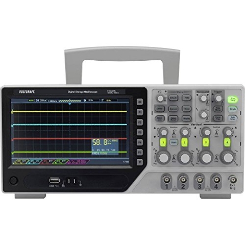 VOLTCRAFT DSO-1104E Digital-Oszilloskop 100 MHz 4-Kanal 1 GSa/s 64 kpts 8 Bit Digital-Speicher (DSO) 1 St.