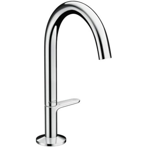 Hansgrohe Waschtischmischer Select 170 Axor One mit Push-Open Ablaufgarnitur chrom