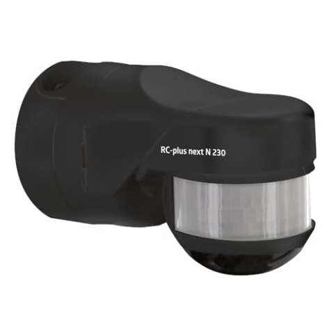 Bewegungsmelder RC-Plus Next N 230 mit 230° Erfassungsbereich und Einbruchschutz - Update-Version (schwarz)