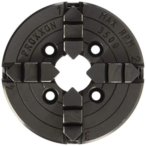 Proxxon 24036 4-Backen-Futter mit einzeln verstellbaren Backen für Drehmaschine PD250/E