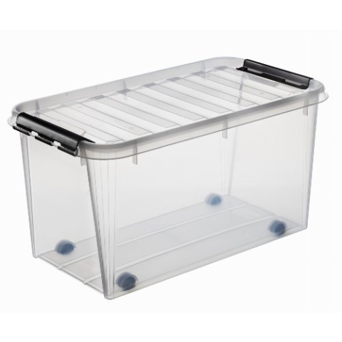 Orthex Clipbox Smart Store Classic 70, transparent mit Rollen 3530170