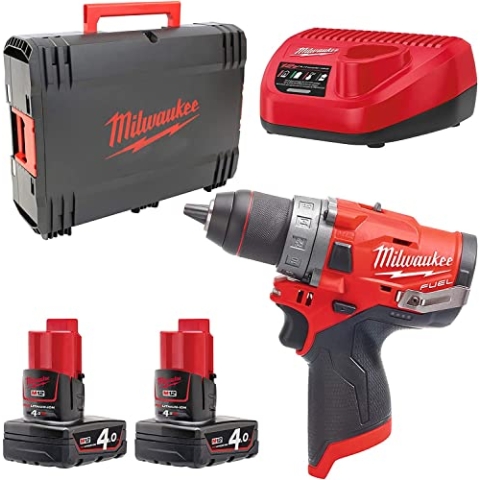 Milwaukee M12 FDD-402X Compact M12 FUELâ„¢ 2-speed drill driver with brushless POWERSTATEâ„¢ motor