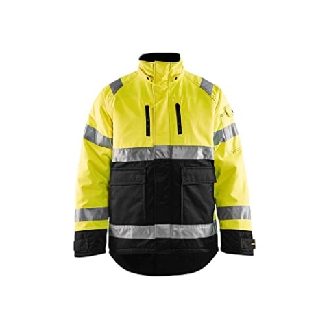 Blakläder Winterjacke "High-Vis" Klasse 3 Größe XL in gelb/Schwarz, 1 Stück, 482819003399XL