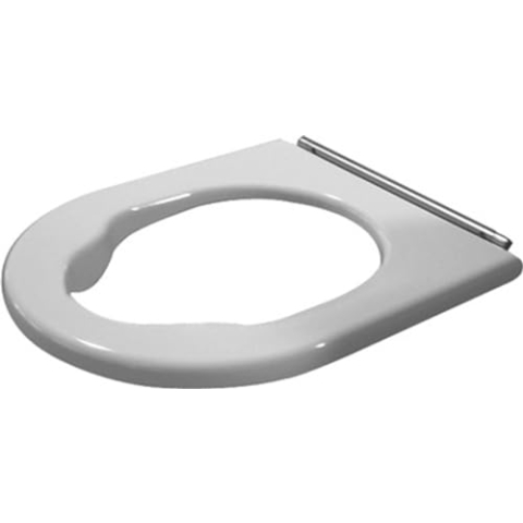 Duravit Starck 3 WC-Sitzring Vital Weiß Hochglanz 404x350x46mm
