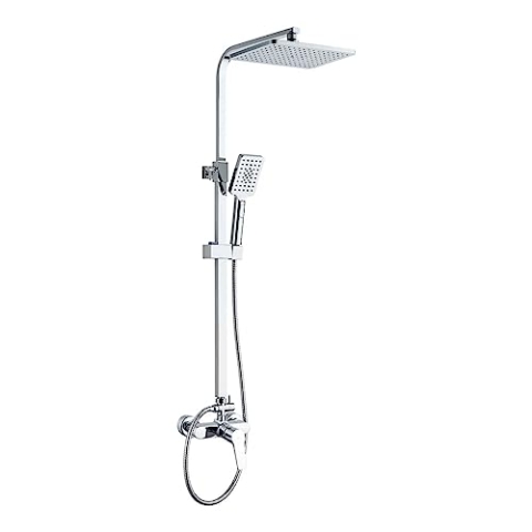 EDM 01144 Badezimmerstange, Einhebelmischer, Sprühregler, Flex und Griff Modus. Altea, bunt