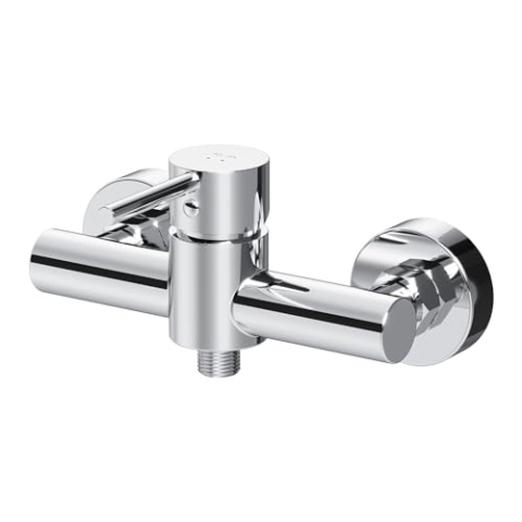 Duscharmatur Einhebel Brausebatterie Armatur Mischbatterie Brausearmatur Brausebatterie Wasserhahn Bad Mischbatterie Dusche AM.PM Spike FPA20000, Chrom