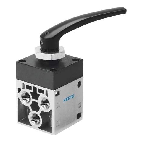 H-5-1/4-B (8995) Handhebelventil Ventilfunktion:5/2 bistabil Normalnenndurchfluss:550l/min