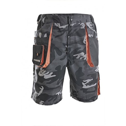 Herren Shorts camouflage/schwarz/orange Größe 50