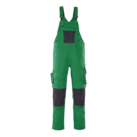 Mascot Latzhose Leipzig Größe L82cm/C56, 1 Stück, grün/schwarz, 12069-203-0309-82C56