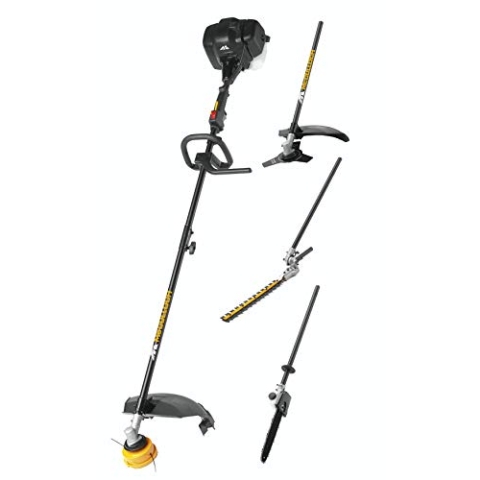 McCulloch Freischneider B33 PS + ( 4-in-1): Gartenpflege-Set mit 25,5 cm Arbeitsbreite, geteiltes Führungsrohr, Schutzvorrichtung,mit Kupplung (Art.-Nr. 00096-78.656.01) 900W - B33 PS (4in1)