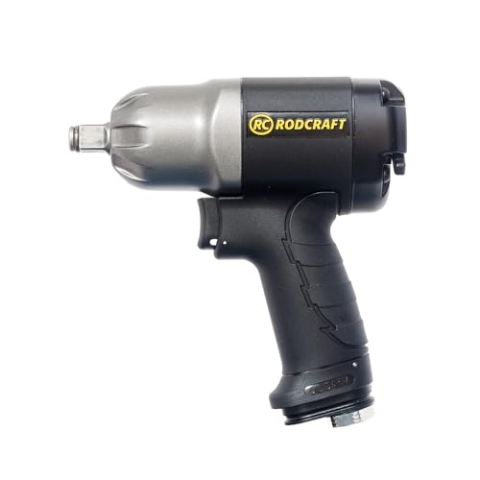 Rodcraft RC2267 Druckluft Schlagschrauber - Vierkant 1/2 Zoll, max. Lösemoment 1150 Nm, 10200 U/min, DUOPACT Schlagwerk, ideal für KFZ-Werkstatt und Reifenwechsel bei PKW