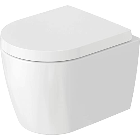 Duravit ME by Starck Wand-WC Compact Innenfarbe Weiß Hochglanz, Außenfarbe Weiß Seidenmatt 480mm