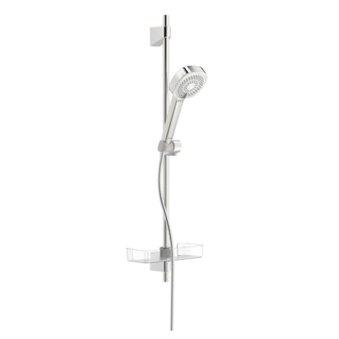 Hansa Hansabasicjet Style Wandstangen-Brausenset, Wandmontage, 3-strahlig, 720 mm, chrom