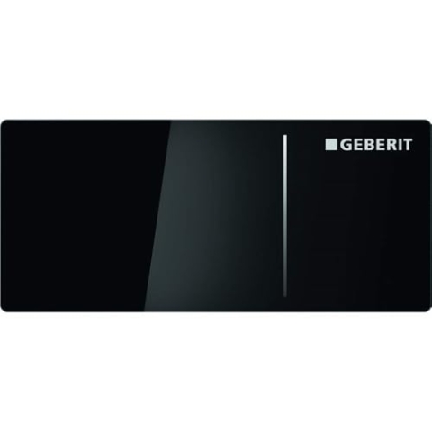 Geberit Betätigungsplatte Sigma 70 (Ersatzteil, Farbe Glas schwarz, für 2-Mengen-Spülungen) 242813SJ1