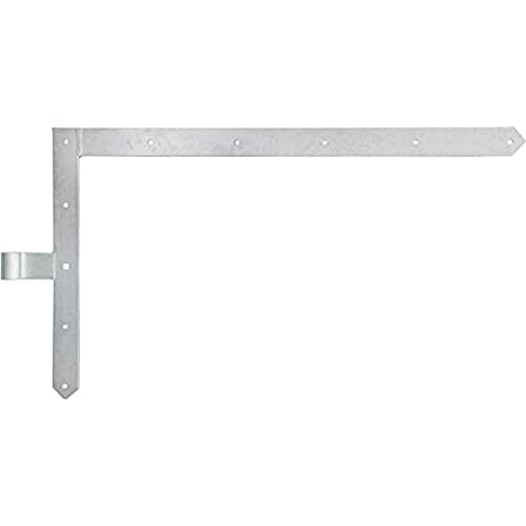 Alberts 312947 Tor-Winkelband | in den Ausführungen für Tore, Garagentore und Rahmentore | feuerverzinkt | Rolle Ø20 mm | Größe 600 x 1000 mm