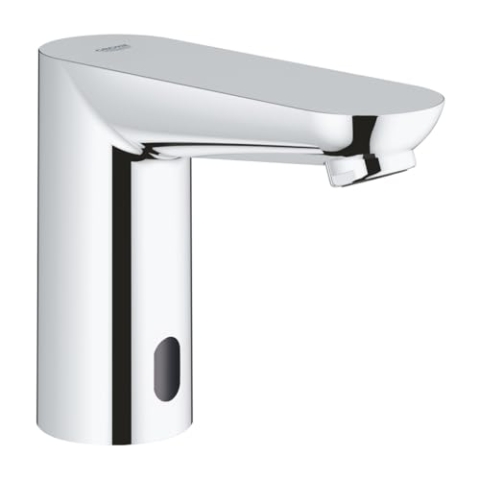 GROHE Euroeco CE - Infrarot-Elektronik für Waschtisch (wassersparend, Reinigungsmodus, 7 voreingestellte Programme), chrom, 36269000