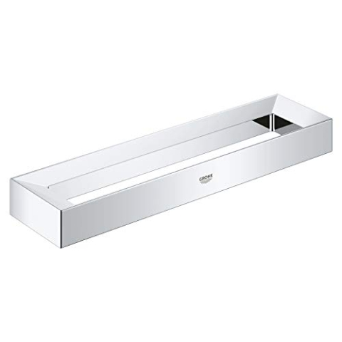 GROHE Selection Cube - Handtuchring (verdeckte Befestigung, Material: Metall, langlebig), chrom, eckig, 40766000