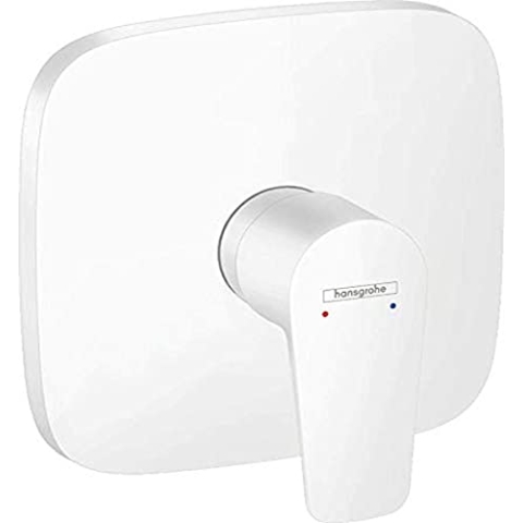 hansgrohe Duscharmatur Talis E, Unterputz Einhebel-Wannenmischer, Mattweiß